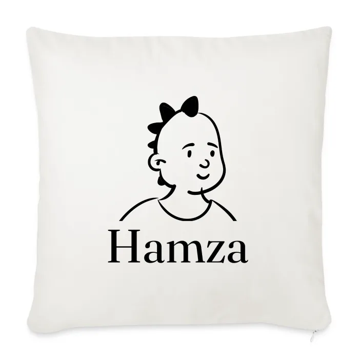 Coussin personnalisé au prénom Hamza