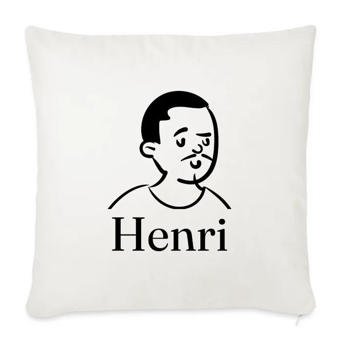 Coussin personnalisé au prénom Henri