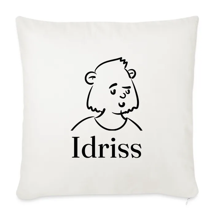 Coussin personnalisé au prénom Idriss