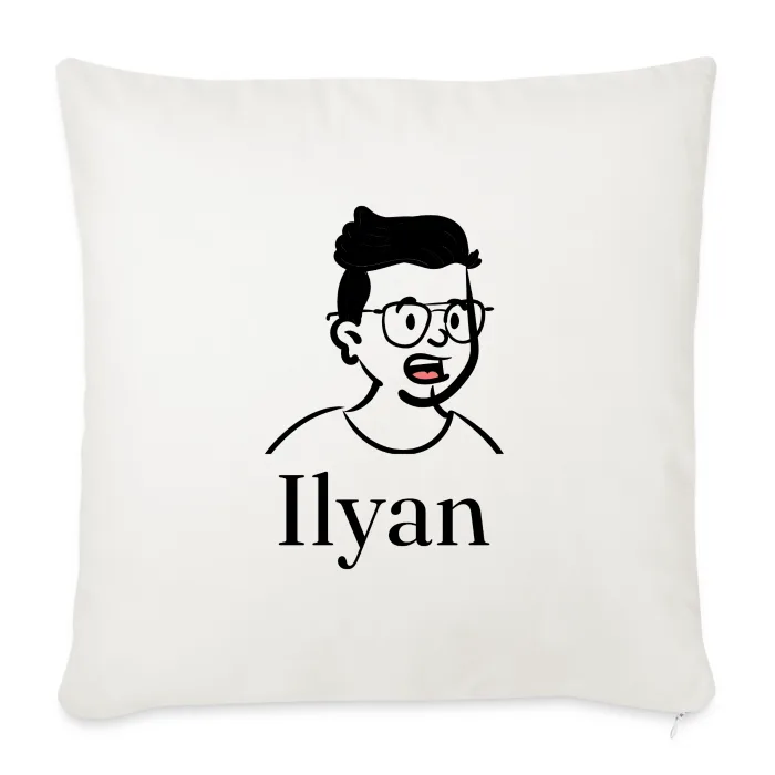 Coussin personnalisé au prénom Ilyan