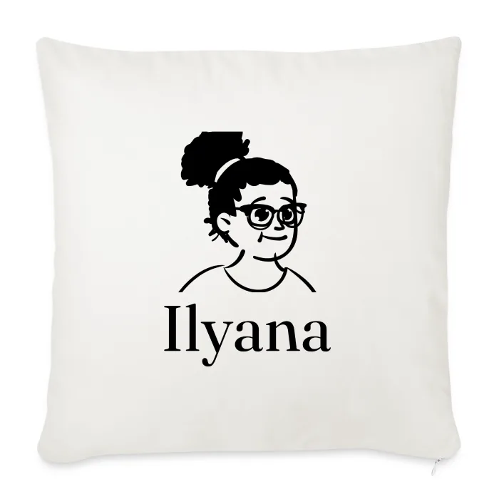 Coussin personnalisé au prénom Ilyana