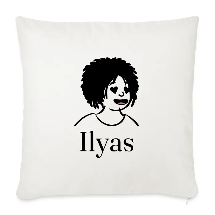Coussin personnalisé au prénom Ilyas