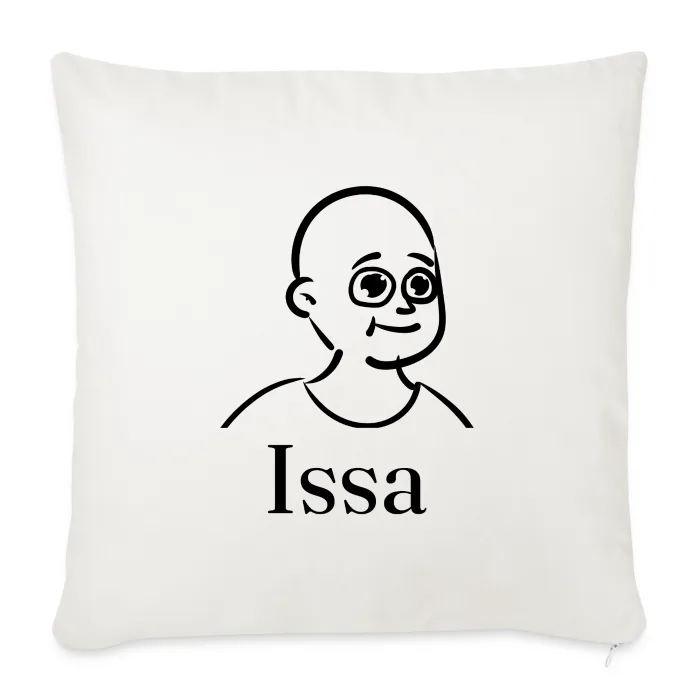 Coussin personnalisé au prénom Issa