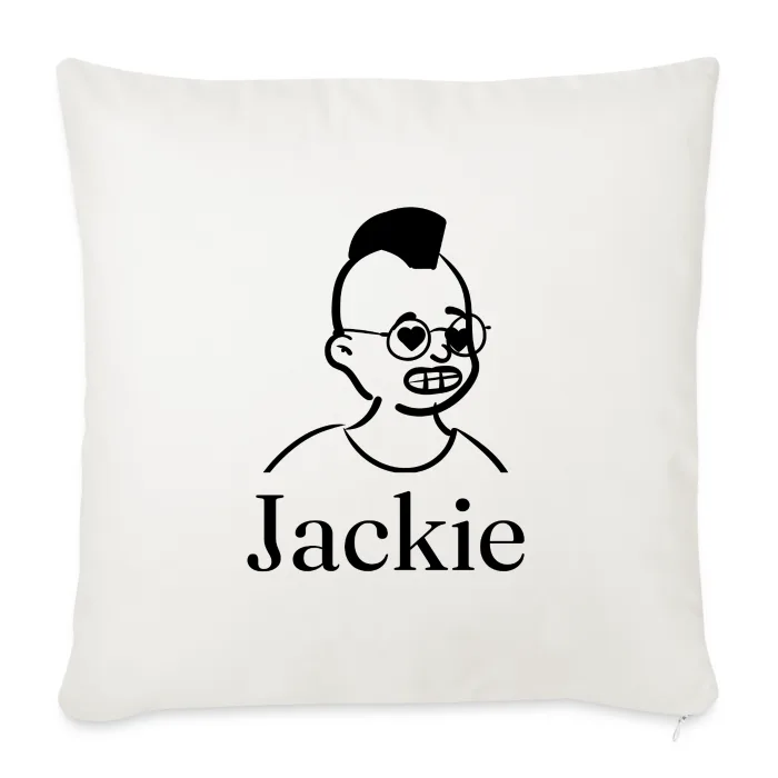 Coussin personnalisé au prénom Jackie