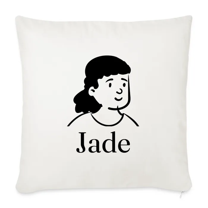 Coussin personnalisé au prénom Jade
