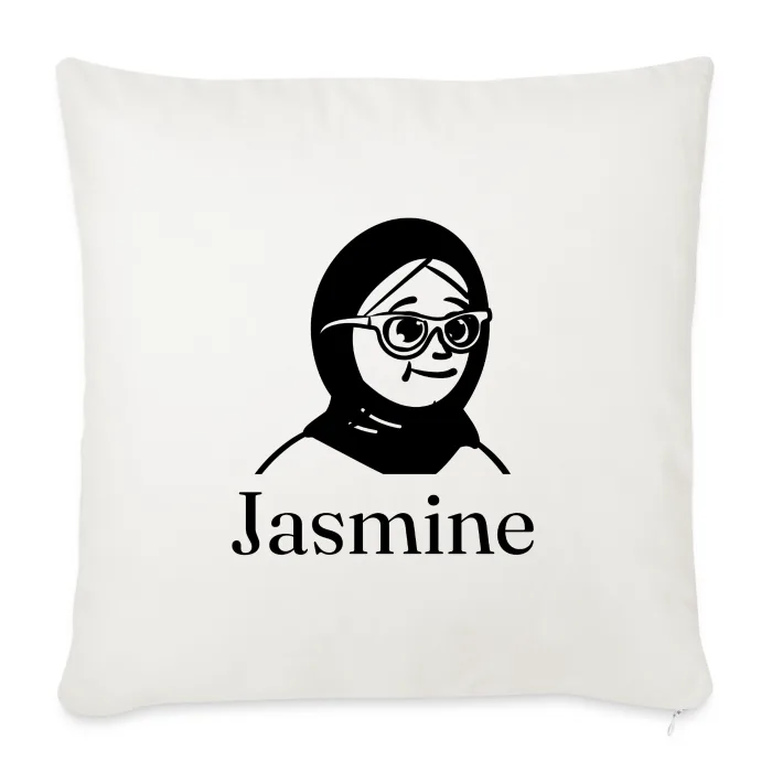 Coussin personnalisé au prénom Jasmine