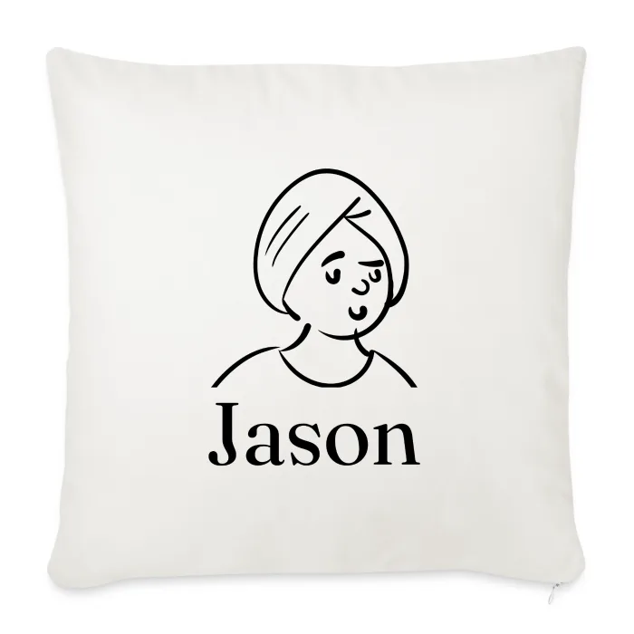 Coussin personnalisé au prénom Jason