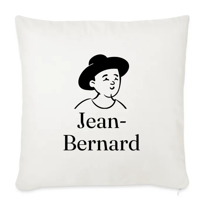 Coussin personnalisé au prénom Jean-Bernard