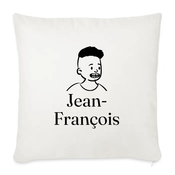 Coussin personnalisé au prénom Jean-François