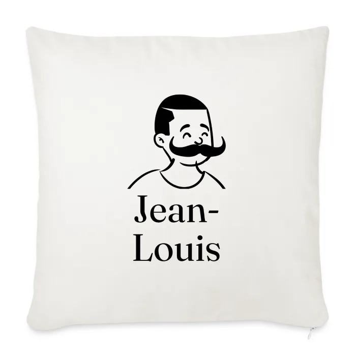 Coussin personnalisé au prénom Jean-Louis