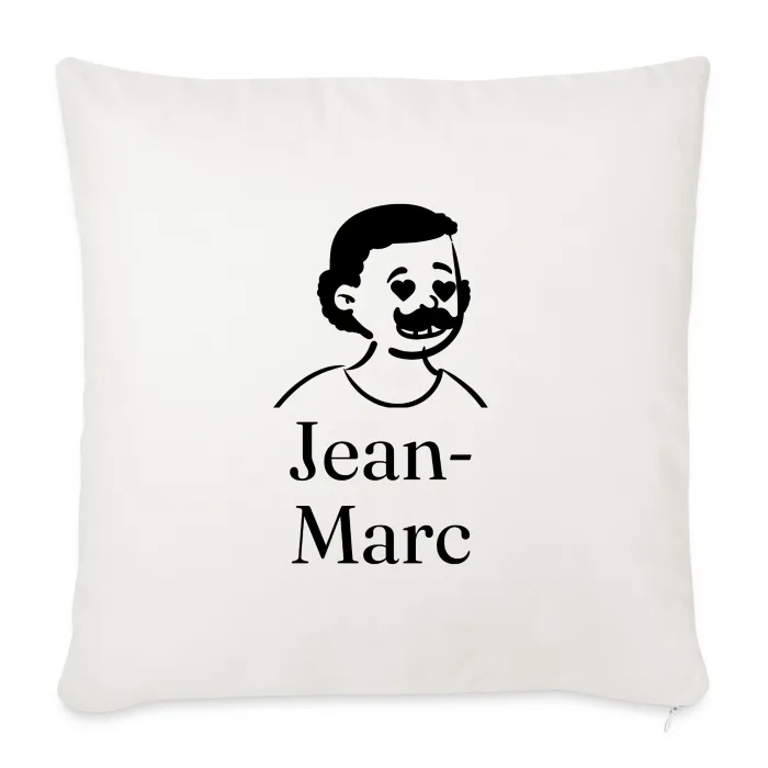 Coussin personnalisé au prénom Jean-Marc
