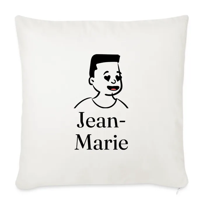 Coussin personnalisé au prénom Jean-Marie