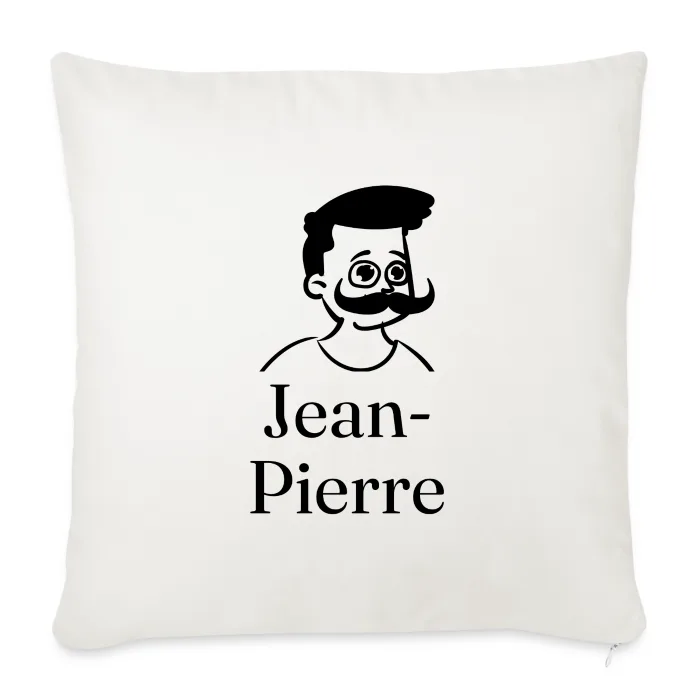 Coussin personnalisé au prénom Jean-Pierre