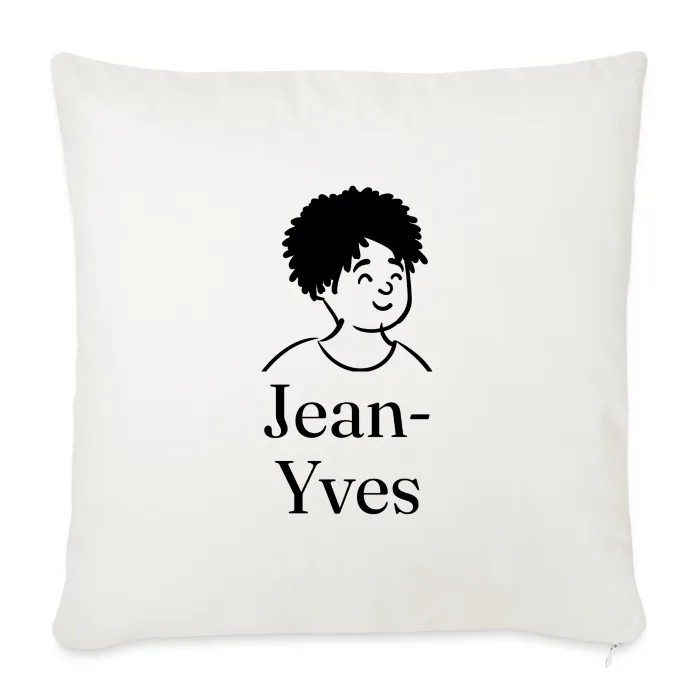 Coussin personnalisé au prénom Jean-Yves