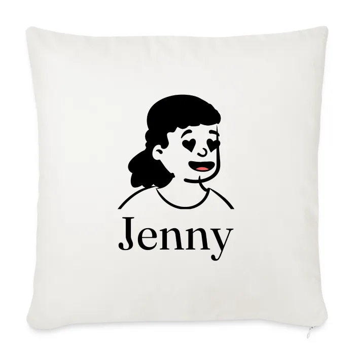 Coussin personnalisé au prénom Jenny