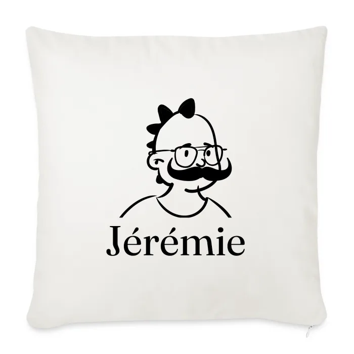 Coussin personnalisé au prénom Jérémie