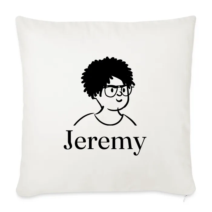 Coussin personnalisé au prénom Jeremy