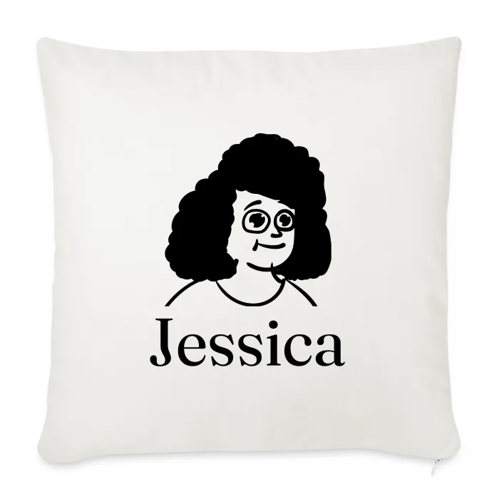 Coussin personnalisé au prénom Jessica