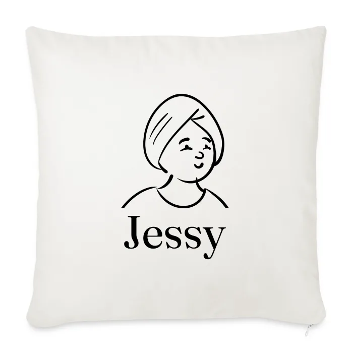 Coussin personnalisé au prénom Jessy