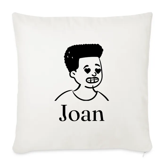 Coussin personnalisé au prénom Joan