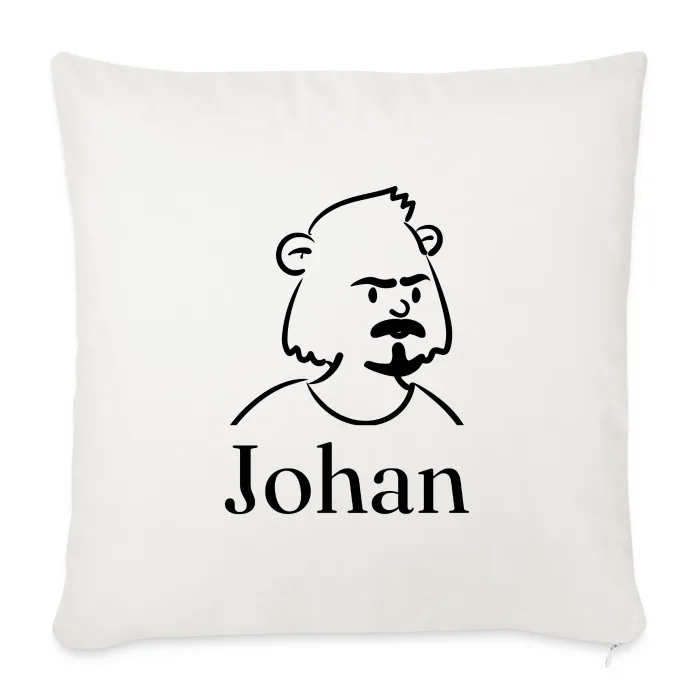 Coussin personnalisé au prénom Johan