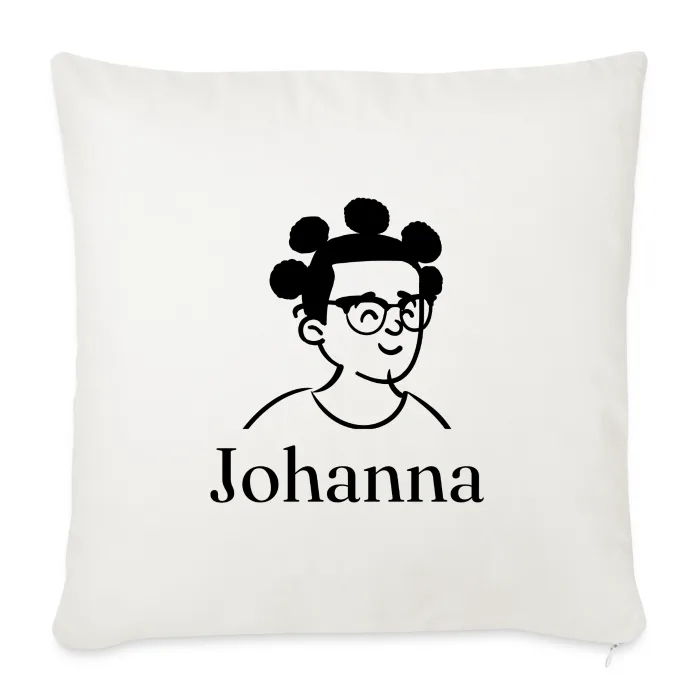 Coussin personnalisé au prénom Johanna