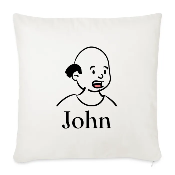Coussin personnalisé au prénom John