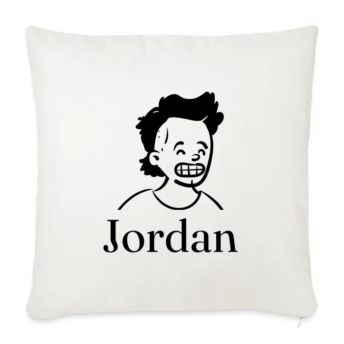 Coussin personnalisé au prénom Jordan