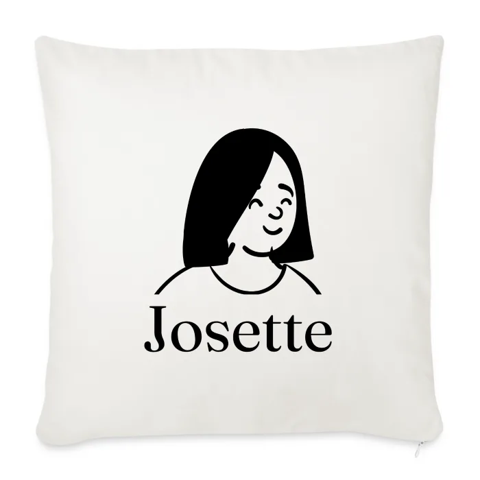 Coussin personnalisé au prénom Josette