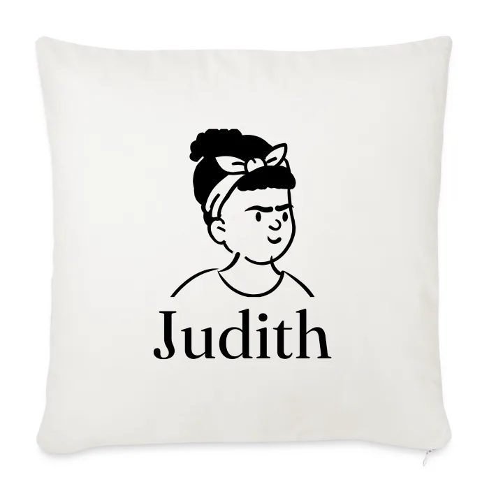 Coussin personnalisé au prénom Judith