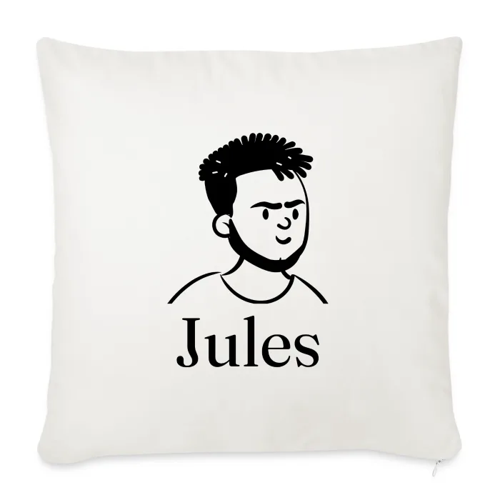 Coussin personnalisé au prénom Jules