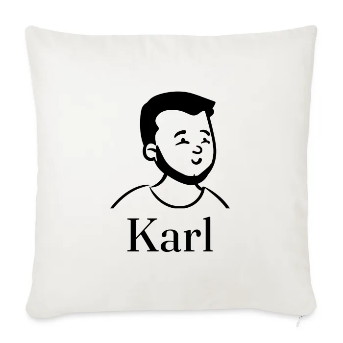 Coussin personnalisé au prénom Karl