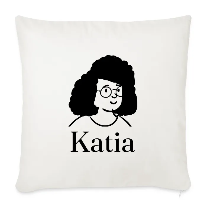 Coussin personnalisé au prénom Katia