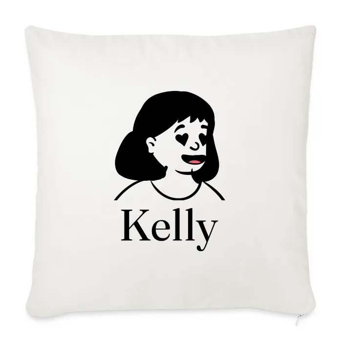 Coussin personnalisé au prénom Kelly