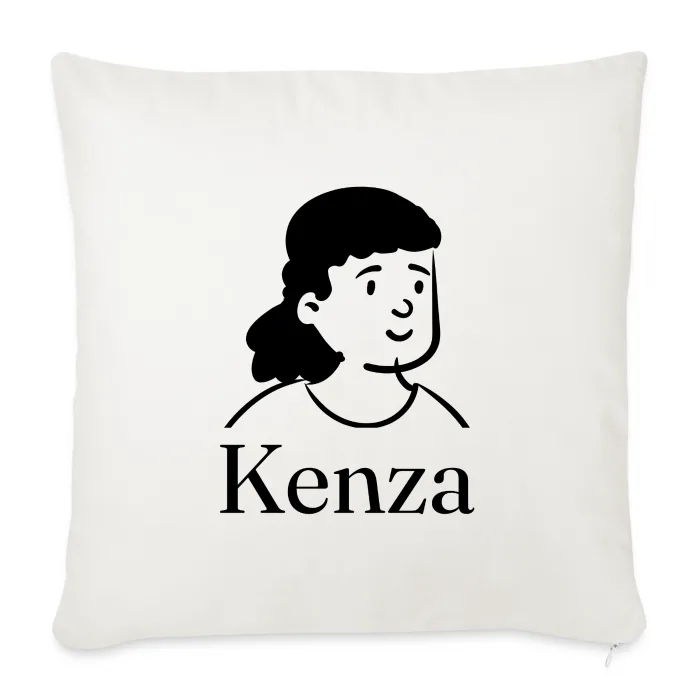 Coussin personnalisé au prénom Kenza
