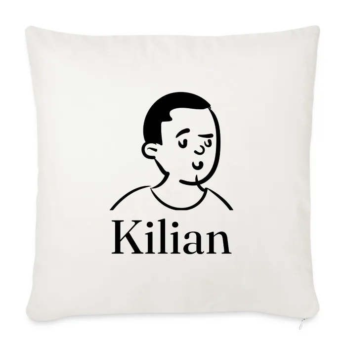 Coussin personnalisé au prénom Kilian