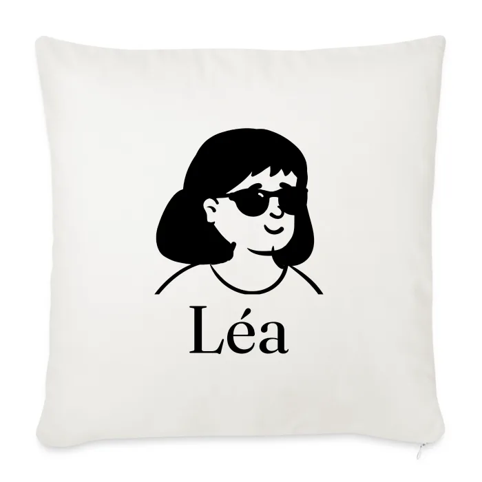 Coussin personnalisé au prénom Léa