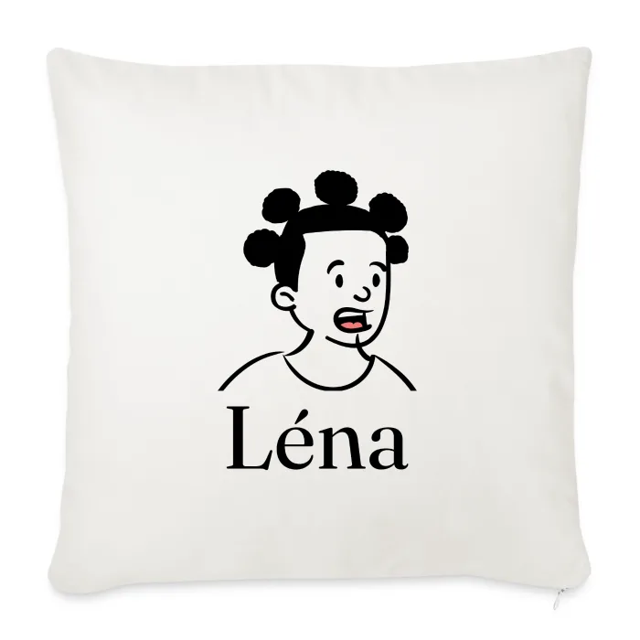 Coussin personnalisé au prénom Léna