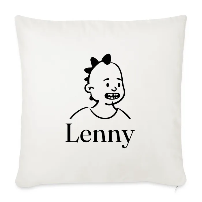 Coussin personnalisé au prénom Lenny