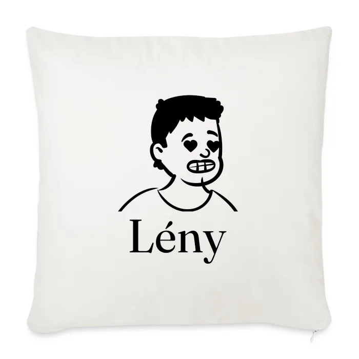 Coussin personnalisé au prénom Lény