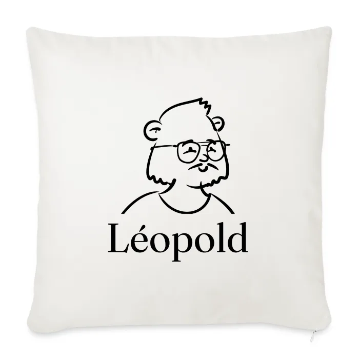Coussin personnalisé au prénom Léopold
