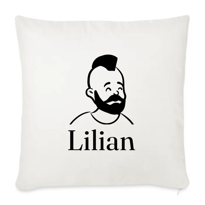 Coussin personnalisé au prénom Lilian