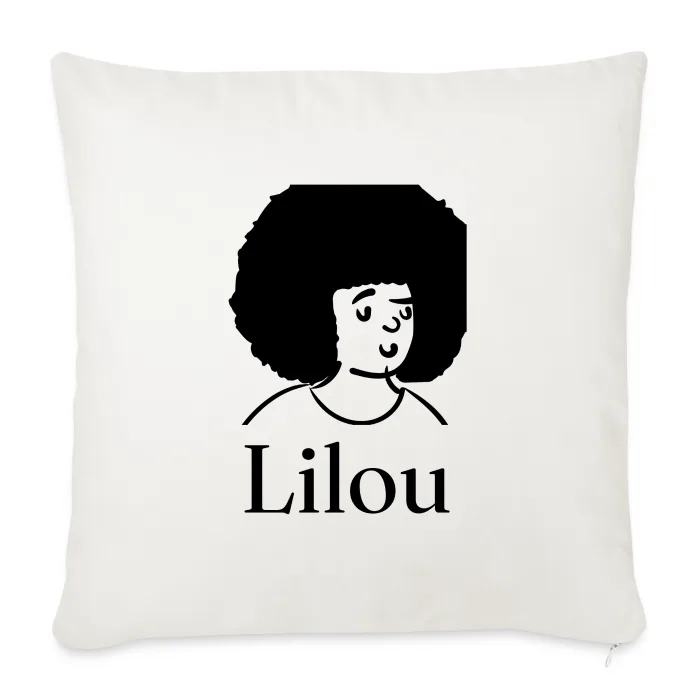Coussin personnalisé au prénom Lilou