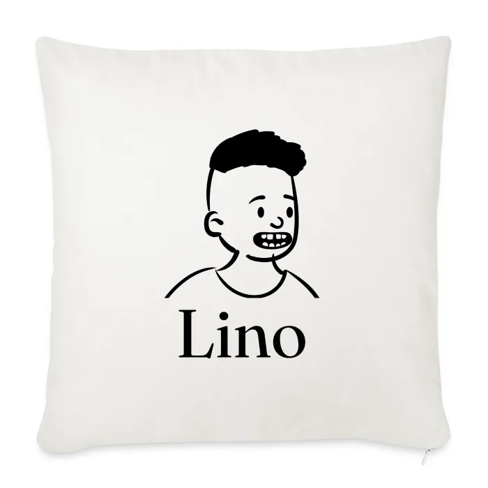 Coussin personnalisé au prénom Lino