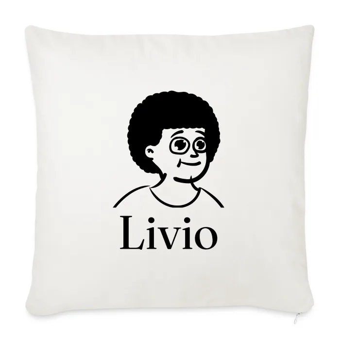 Coussin personnalisé au prénom Livio