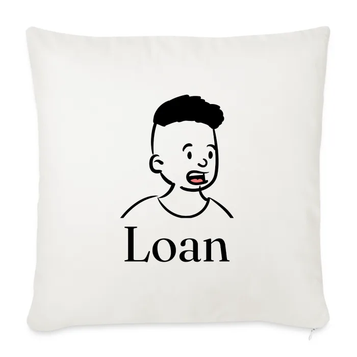Coussin personnalisé au prénom Loan