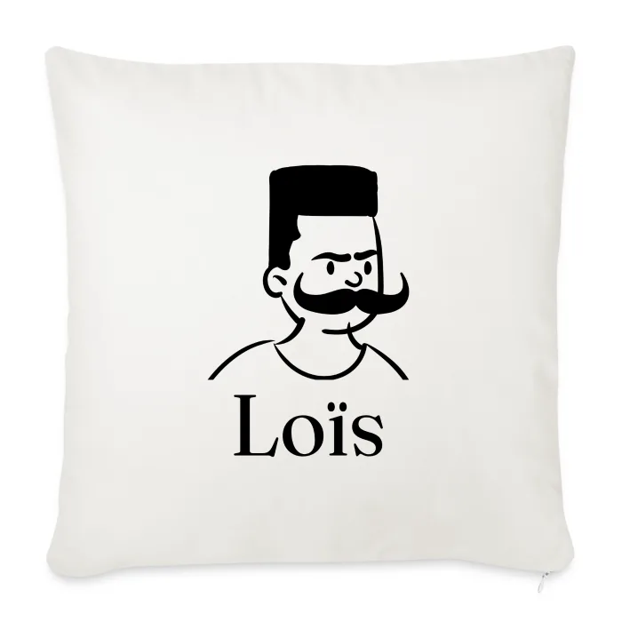 Coussin personnalisé au prénom Loïs