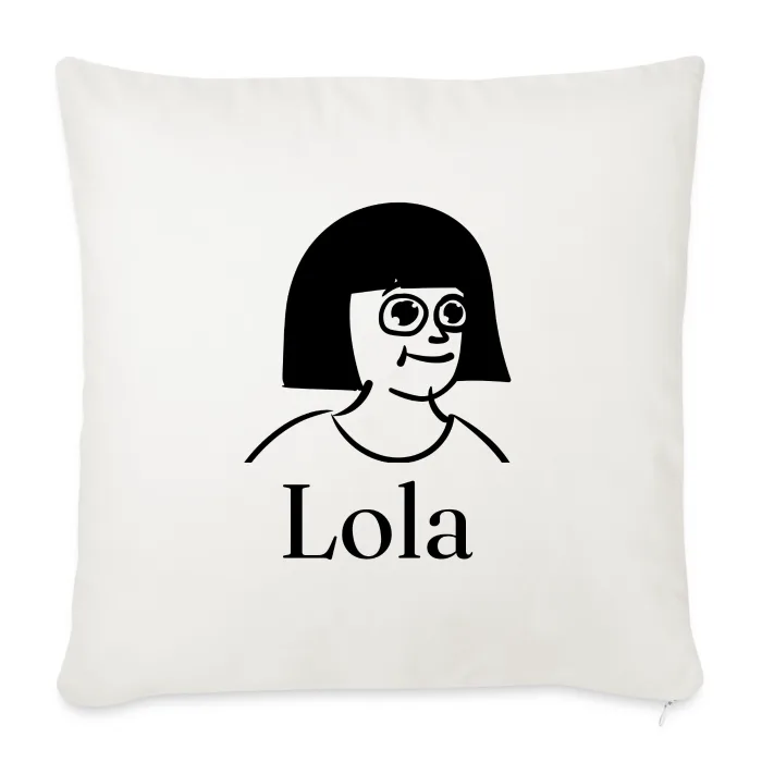 Coussin personnalisé au prénom Lola