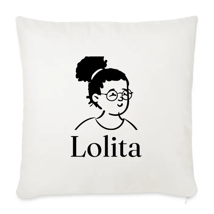 Coussin personnalisé au prénom Lolita