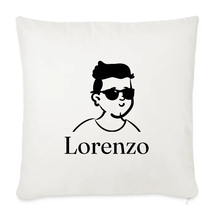 Coussin personnalisé au prénom Lorenzo